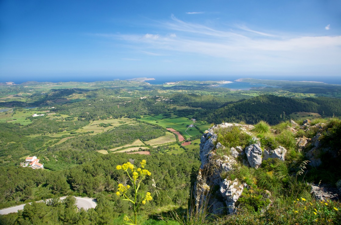 Panoramablick vom Toro auf Menorca
